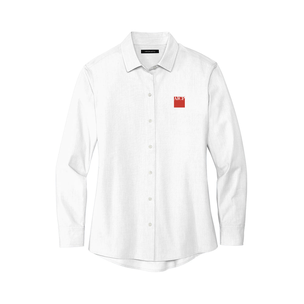Women's Long Sleeve Stretch Woven Shirt