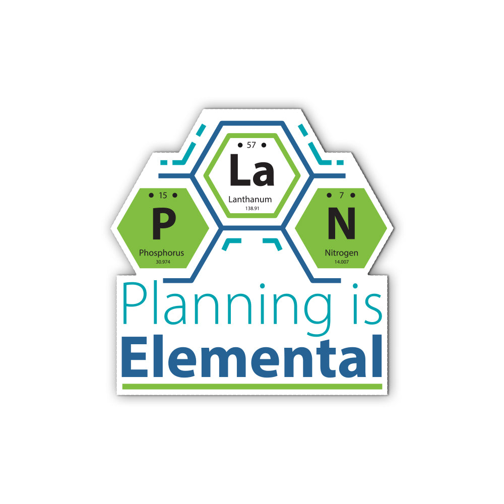 Vinyl Sticker - Planning is Elemental