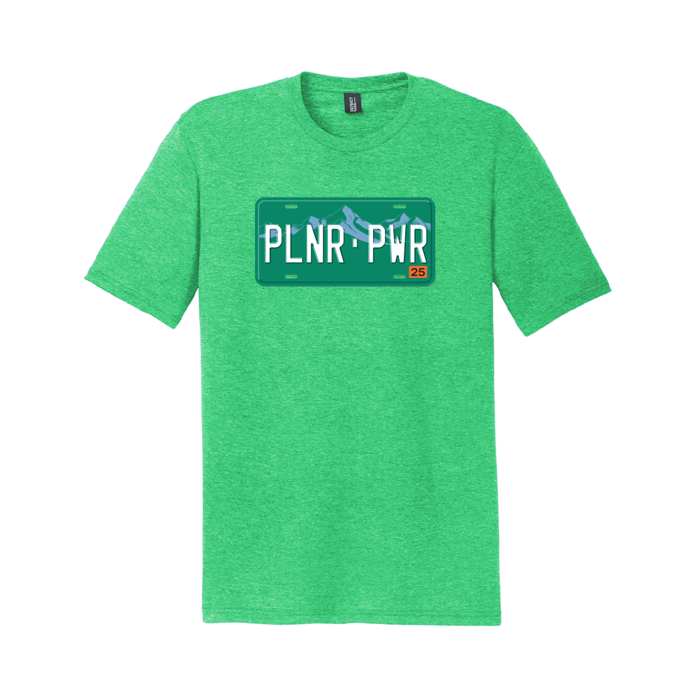 District Perfect Tri Tee - Planner Power (Green Frost: 2XL-4XL)