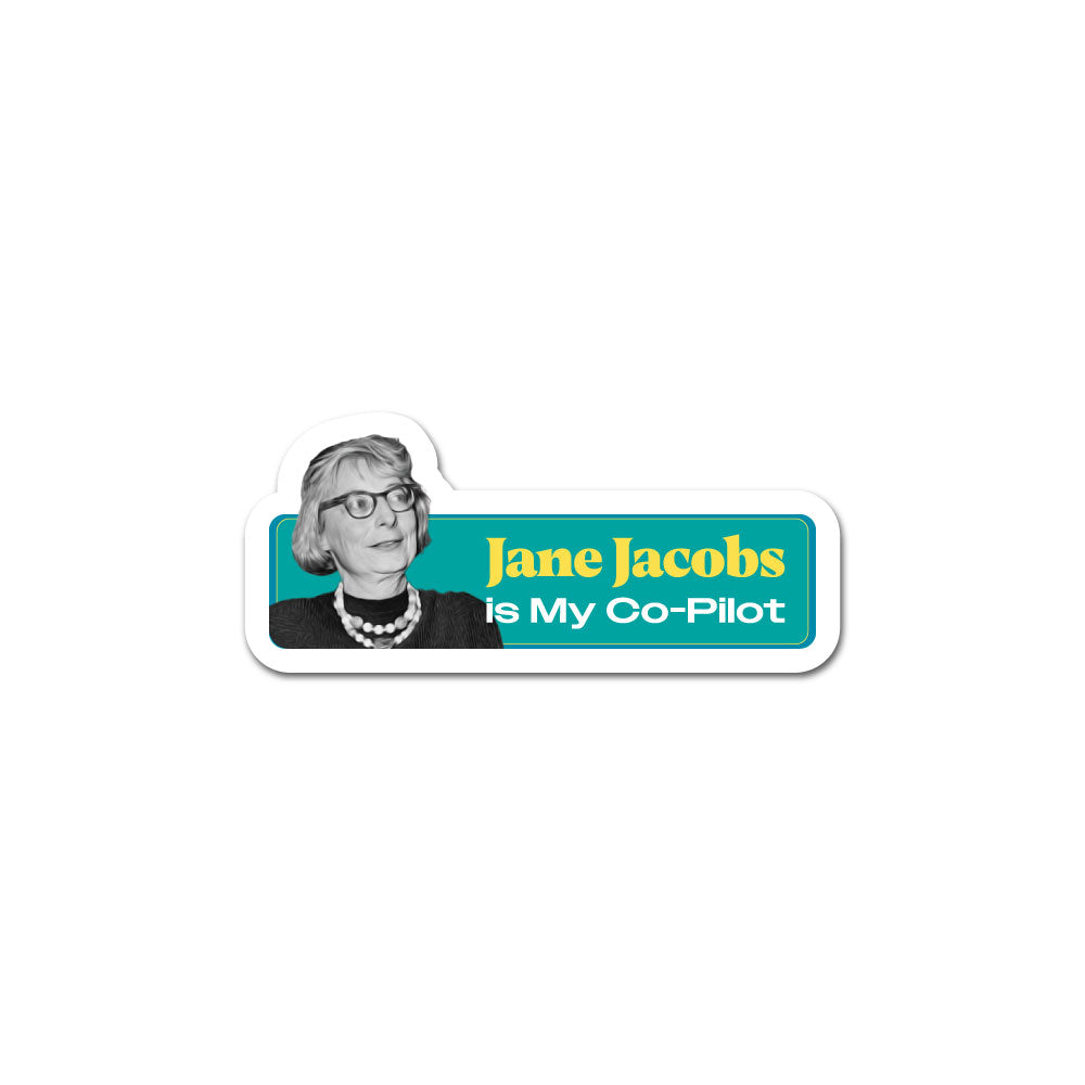 Vinyl Sticker - Jane Jacobs