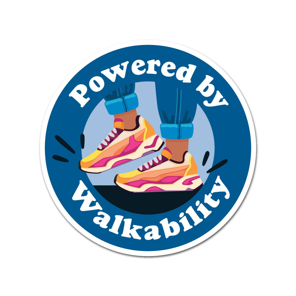 Vinyl Sticker - Powered by Walkability