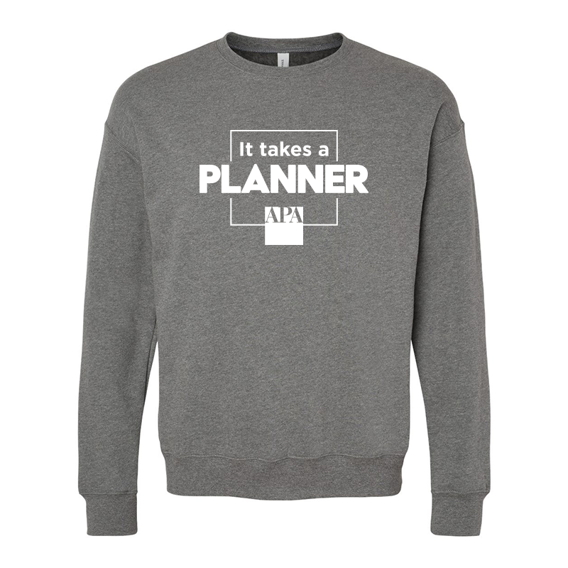 Unisex Sponge Fleece Crewneck - It Takes a Planner